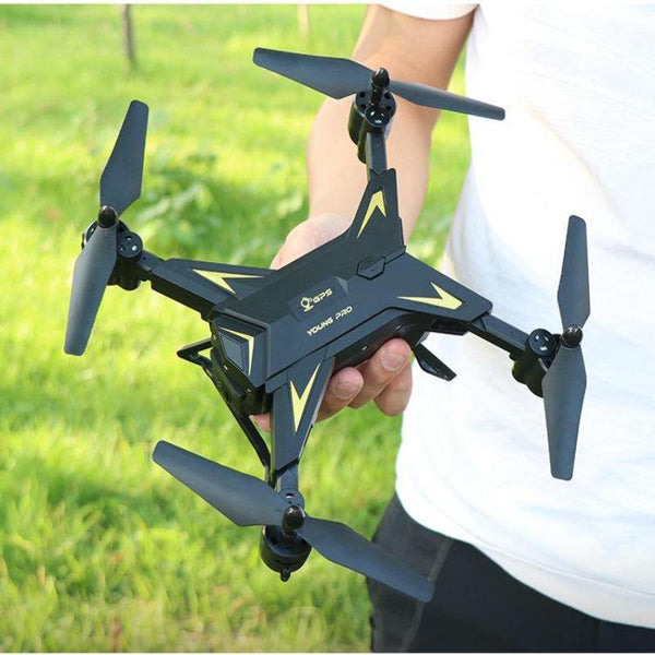 4K Remote Quadcopter Drone Drone Trolly Filler Black 