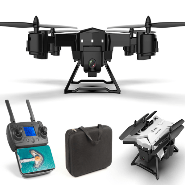 4K Remote Quadcopter Drone Drone Trolly Filler Black 