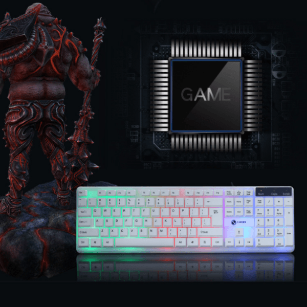 Backlit Keyboard & Mouse PC Accessories Trolly Filler 