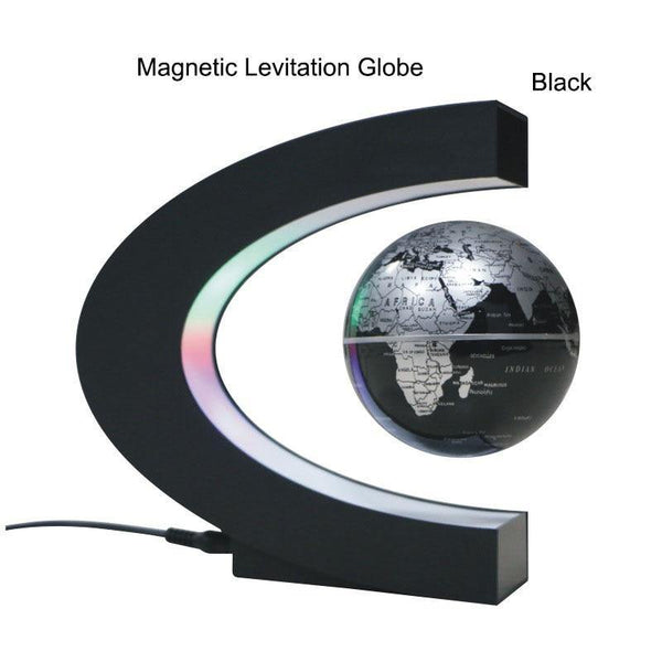 Zero Gravity Desk Globe Magnetic Levitation Globe Trolly Filler black 