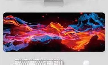 Large Gaming Keyboard Mouse Mat Trolly Filler Monster 